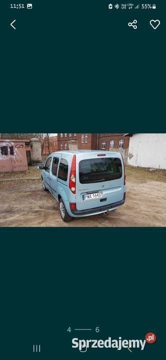 Używany Renault Kangoo 2008 Minivan