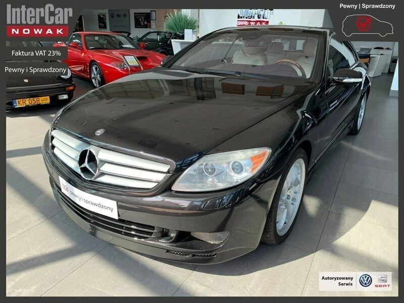 Czarny Używany 2007 Mercedes SL550 Coupe | 104 878 zł - Obraz 1/4