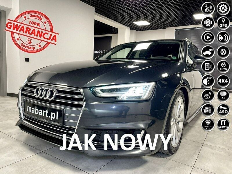 Szary (metalik) Używany 2017 Audi A4 Sedan/Limuzyna | 95 500 zł (Uczciwa cena) - Obraz 1/4