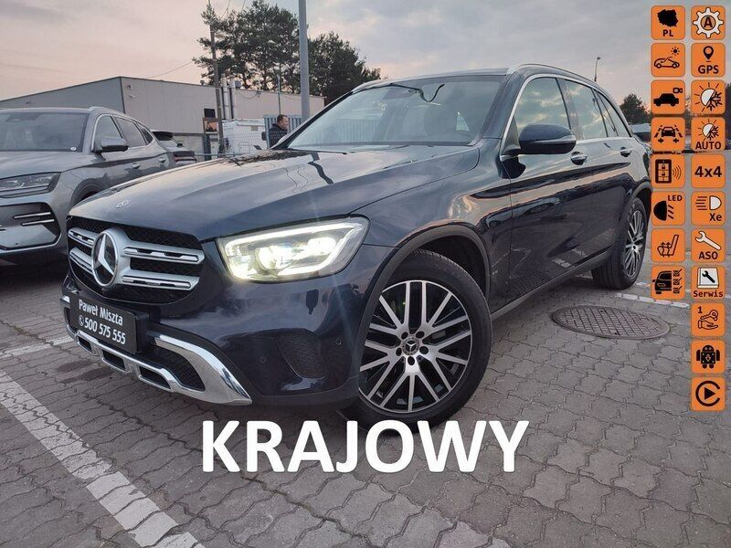 Używany Mercedes GLC200 197 KM (144 kW) 2020 Niebieski ciemny (metalik) SUV