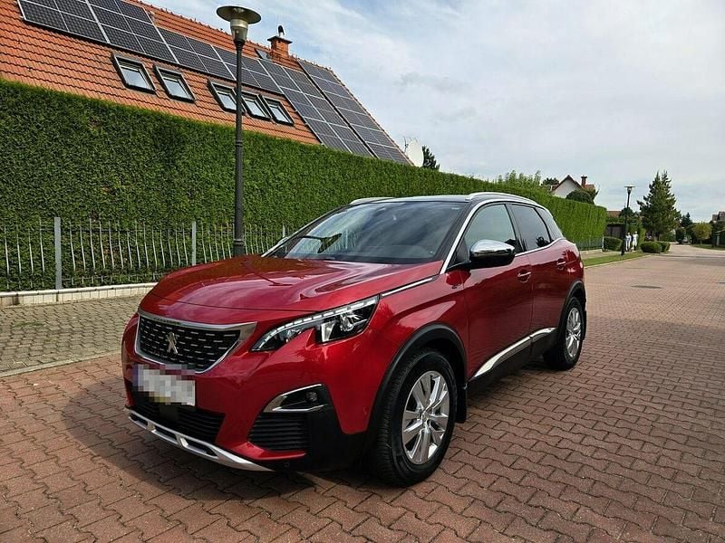 Czerwony Używany 2018 Peugeot 3008 GT-line SUV | 69 900 zł (Dobra cena) - Obraz 1/4