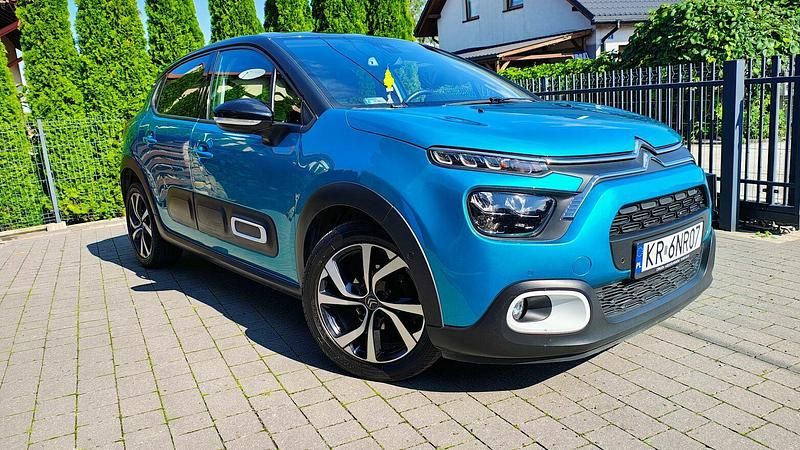 Niebieski Używany 2020 Citroën C3 Hatchback | 45 900 zł (Uczciwa cena) - Obraz 1/4