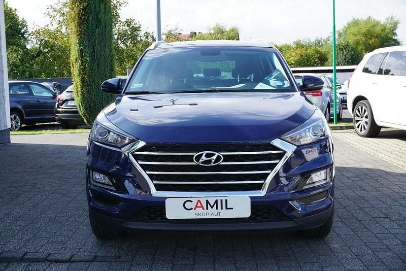 Niebieski Używany 2019 Hyundai Tucson SUV | 73 600 zł - Obraz 1/3
