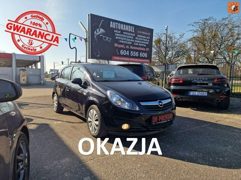 Czarny Używany 2009 Opel Corsa Hatchback | 15 490 zł (Uczciwa cena) - Obraz 1/4