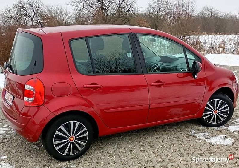 Używany Renault Modus 101 KM (74 kW) 2010 Bordowy Minivan