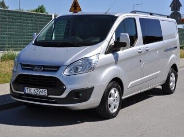 Srebrny Używany 2017 Ford Transit Custom Limited Minivan | 69 900 zł (Dobra cena) - Obraz 1/4