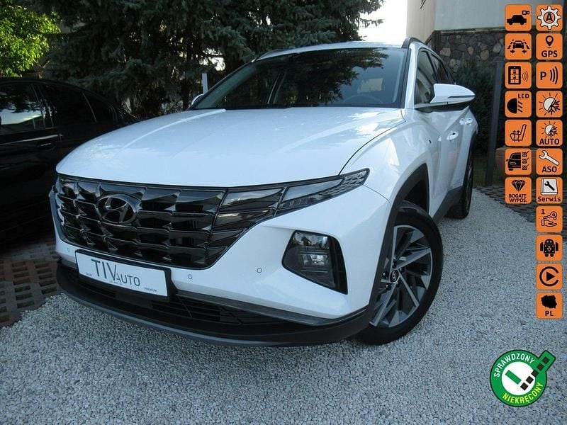 Biały (metalik) Używany 2024 Hyundai Tucson SUV | 95 850 zł (Dobra cena) - Obraz 1/4
