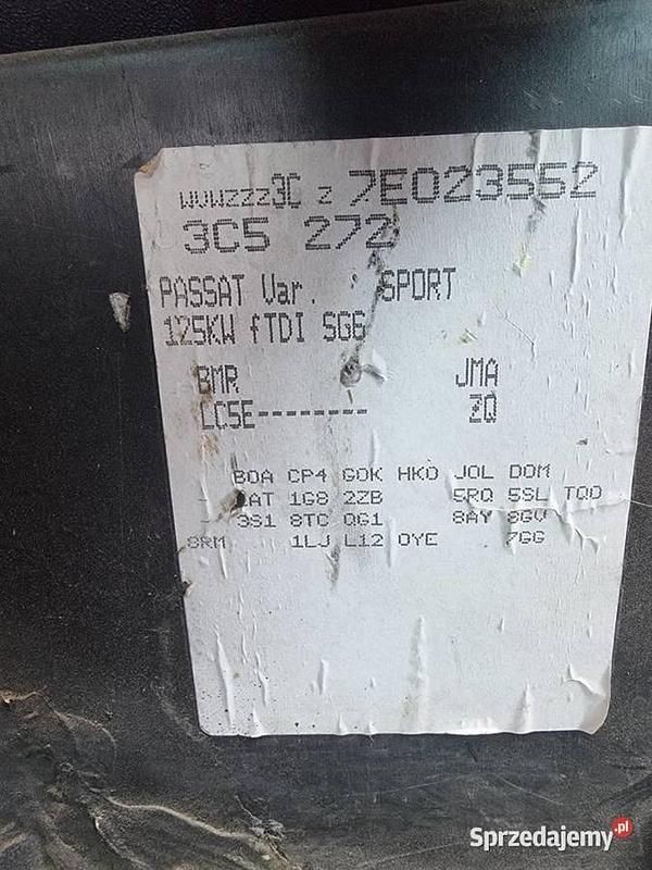 Używany VW Passat 2009 Sedan/Limuzyna