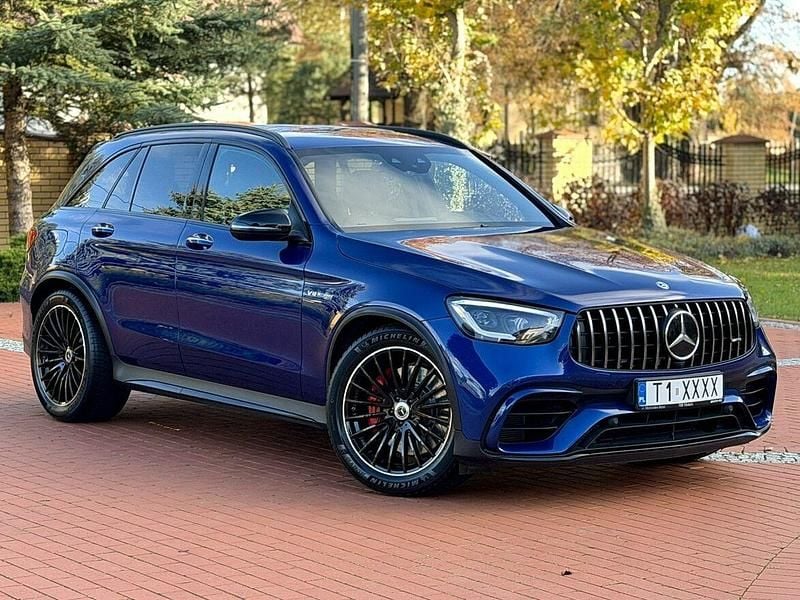 Niebieski Używany 2020 Mercedes GLC63 AMG AMG SUV | 282 900 zł - Obraz 1/4