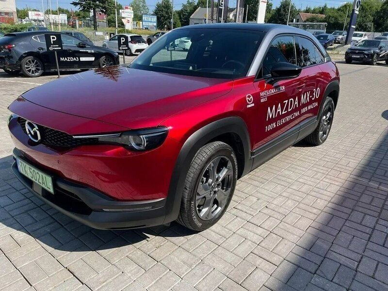 Czerwony (metalik) Używany 2021 Mazda MX30 SUV | 134 900 zł - Obraz 1/4