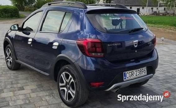 Niebieski Używany 2018 Dacia Sandero Lauréate Hatchback | 34 000 zł (Uczciwa cena) - Obraz 1/4