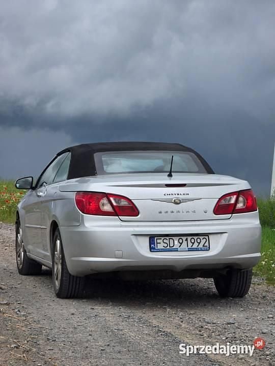Srebrny Używany 2007 Chrysler Sebring Cabriolet Kabriolet | 10 000 zł - Obraz 1/4