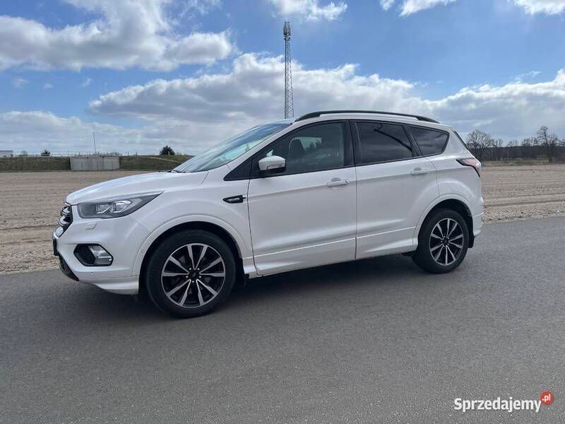 Biały Używany 2019 Ford Kuga ST-Line SUV | 76 500 zł (Uczciwa cena) - Obraz 1/4