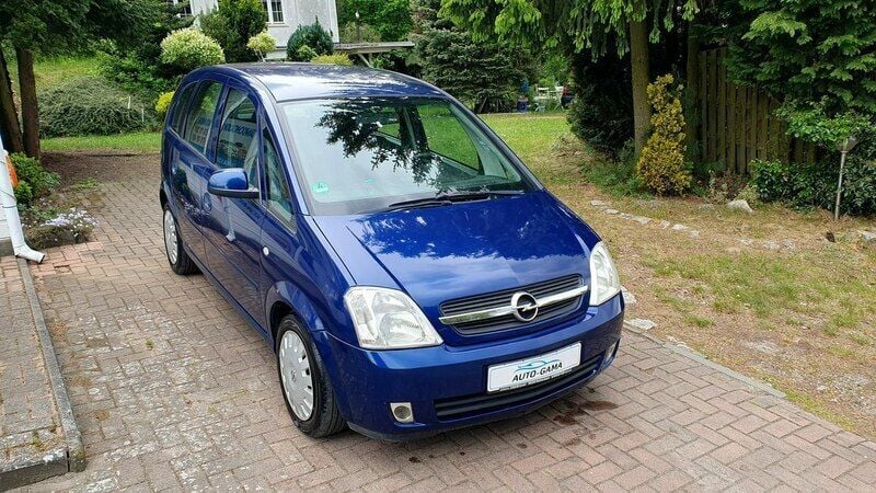 Niebieski ciemny (metalik) Używany 2006 Opel Meriva Minivan | 8970 zł (Uczciwa cena) - Obraz 1/4