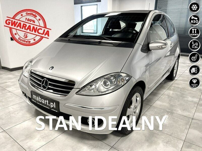 Srebrny (metalik) Używany 2007 Mercedes A170 Hatchback | 18 000 zł (Dość drogi) - Obraz 1/4