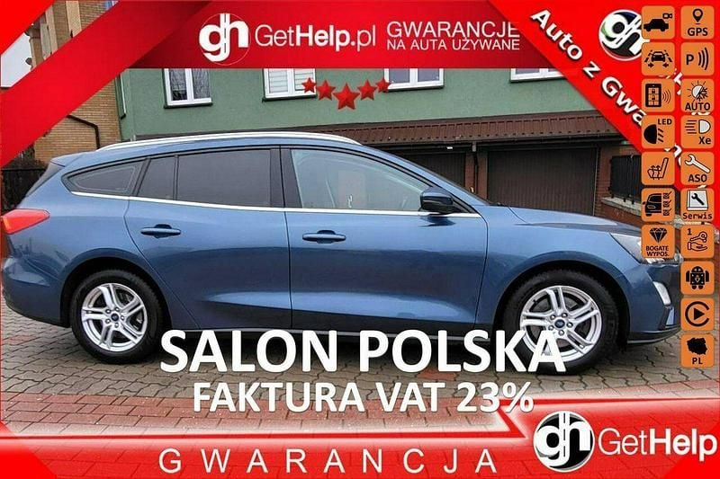 Niebieski Używany 2020 Ford Focus Kombi | 45 888 zł (Dobra cena) - Obraz 1/4