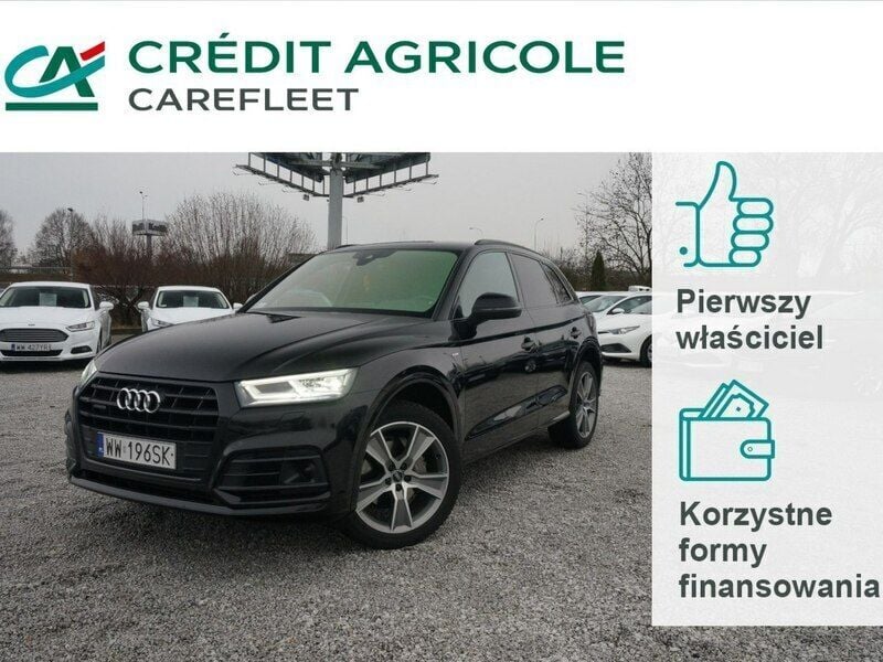 Czarny Używany 2020 Audi Q5 S-Line SUV | 130 000 zł (Drogi) - Obraz 1/4