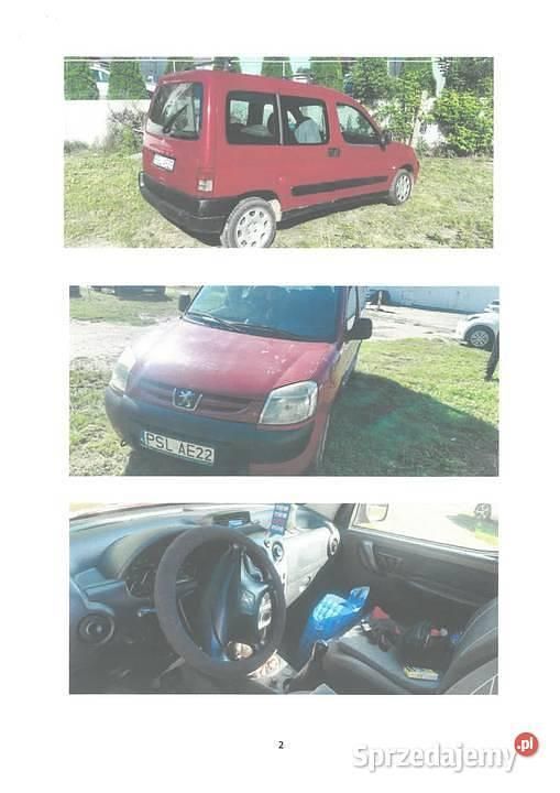 Używany 2006 Peugeot Partner Minivan | 1800 zł - Obraz 1/2
