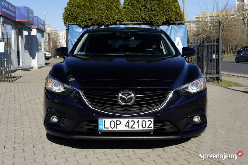 Niebieski ciemny (metalik) Używany 2013 Mazda 6 Kombi | 46 900 zł (Uczciwa cena) - Obraz 1/4