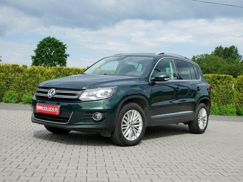 Zielony Używany 2014 VW Tiguan Sportline SUV | 46 900 zł (Super Cena) - Obraz 1/4