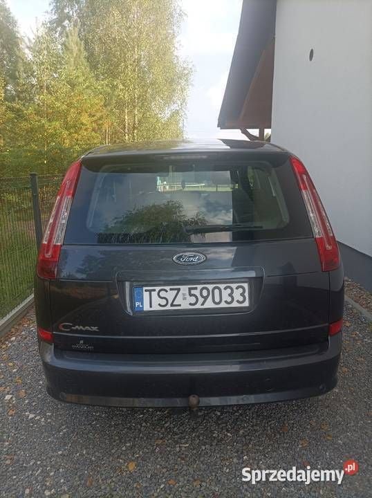 Szary Używany 2008 Ford C-MAX Minivan | 17 500 zł (Drogi) - Obraz 1/4