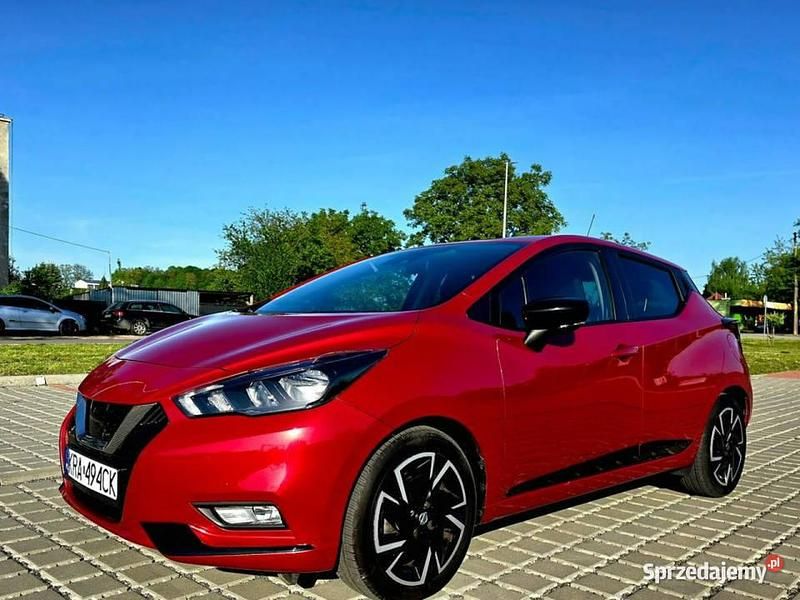 Czerwony Używany 2022 Nissan Micra Hatchback | 59 900 zł (Uczciwa cena) - Obraz 1/4