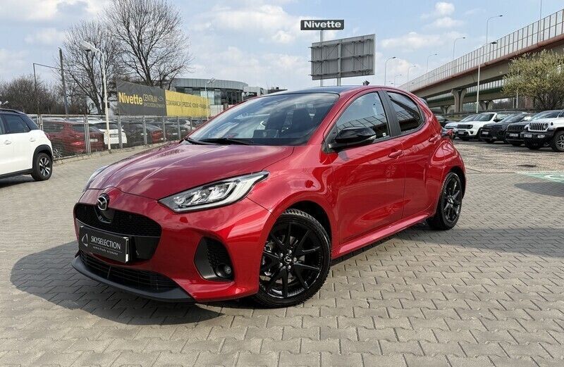 Czerwony Używany 2023 Mazda 2 Hatchback | 99 900 zł (Dość drogi) - Obraz 1/4