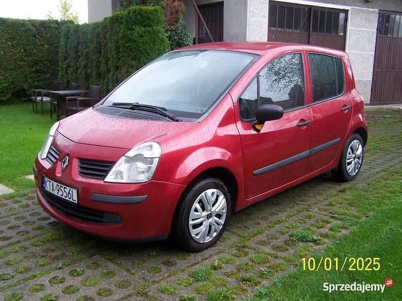 Bordowy Używany 2007 Renault Modus Minivan | 6500 zł (Uczciwa cena) - Obraz 1/4