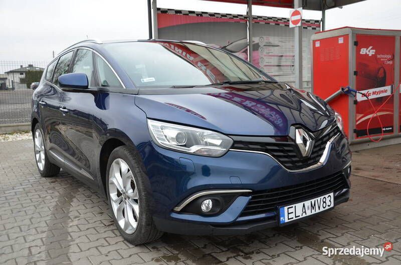 Niebieski Używany 2018 Renault Grand Scénic IV Minivan | 57 999 zł (Uczciwa cena) - Obraz 1/4