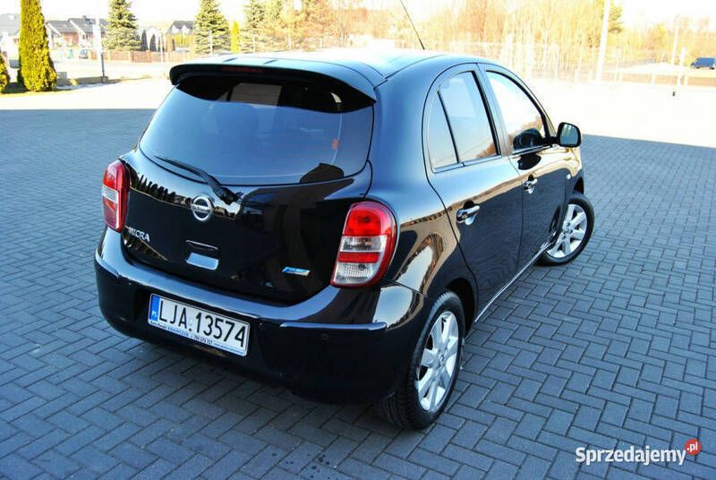 Czarny Używany 2012 Nissan Micra Hatchback | 17 900 zł (Dość drogi) - Obraz 1/4