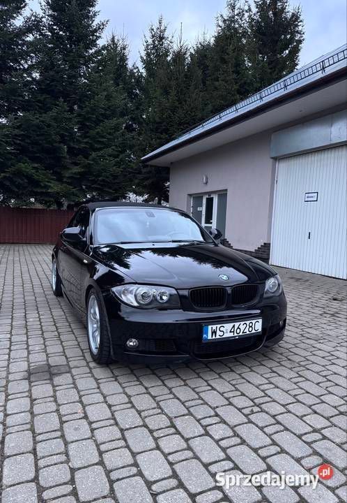 Czarny Używany 2009 BMW 118 Cabriolet Kabriolet | 27 999 zł - Obraz 1/4
