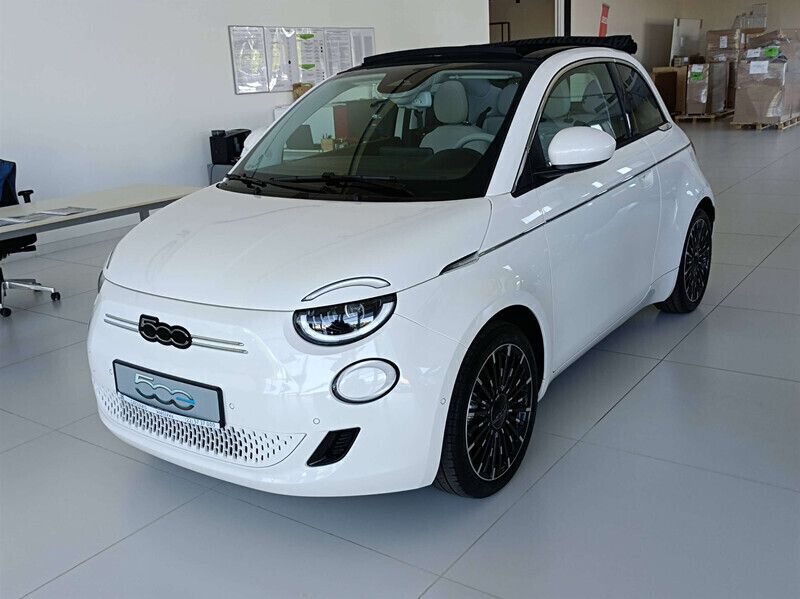 Biały ice Nowe 2024 Fiat 500e La Prima Kabriolet | 133 052 zł - Obraz 1/4
