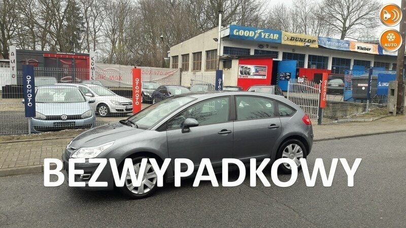 Grafitowy Używany 2009 Citroën C4 Hatchback | 8900 zł (Dość drogi) - Obraz 1/4