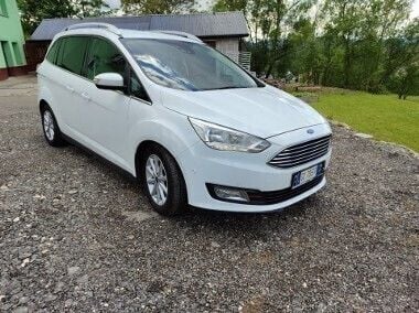 Biały Używany 2015 Ford Grand C-Max Minivan | 29 000 zł - Obraz 1/4
