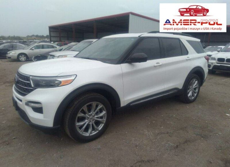 Biały Używany 2020 Ford Explorer XLT SUV | 143 000 zł - Obraz 1/4