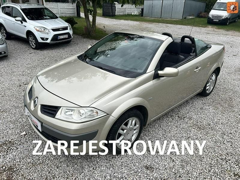 Szary (metalik) Używany 2006 Renault Mégane Cabriolet Kabriolet | 7900 zł - Obraz 1/4