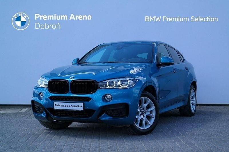 Niebieski (metalik) Używany 2018 BMW X6 SUV | 157 900 zł (Uczciwa cena) - Obraz 1/4