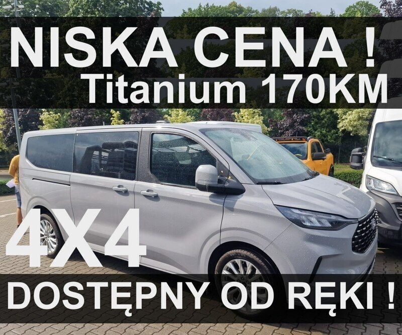 Szary Nowe 2024 Ford Tourneo Custom Titanium Sedan/Limuzyna | 281 000 zł (Uczciwa cena) - Obraz 1/4