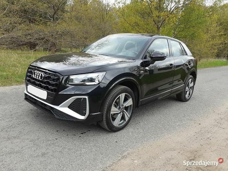 Czarny Używany 2021 Audi Q2 S-Line SUV | 125 500 zł (Dość drogi) - Obraz 1/4