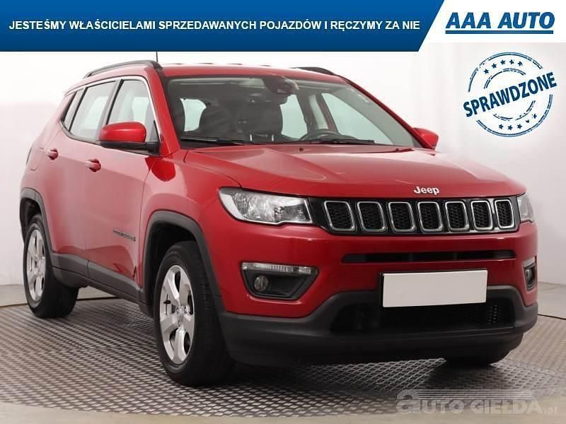 Czerwony Używany 2017 Jeep Compass SUV | 59 999 zł (Uczciwa cena) - Obraz 1/4