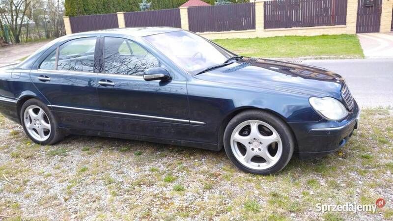 Grafitowy Używany 1998 Mercedes 220 Sedan/Limuzyna | 18 900 zł - Obraz 1/4