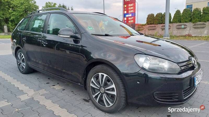 Czarny Używany 2012 VW Golf VI Kombi | 15 999 zł (Dobra cena) - Obraz 1/4