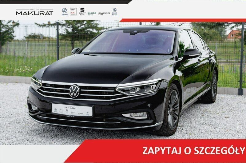 Czarny Używany 2021 VW Passat Elegance Sedan/Limuzyna | 104 600 zł (Uczciwa cena) - Obraz 1/4