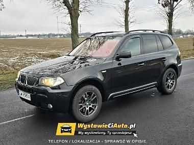 Czarny Używany 2007 BMW X3 SUV | 28 000 zł (Dość drogi) - Obraz 1/4