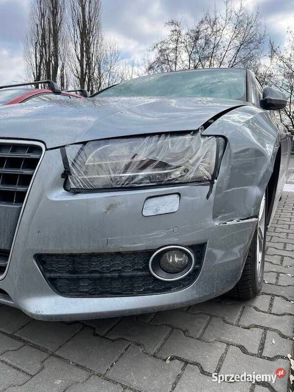 Srebrny Używany 2008 Audi A5 Coupe | 15 700 zł - Obraz 1/4