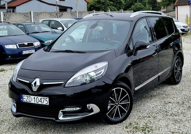 Czarny (metalik) Używany 2016 Renault Grand Scénic IV Minivan | 32 900 zł - Obraz 1/4