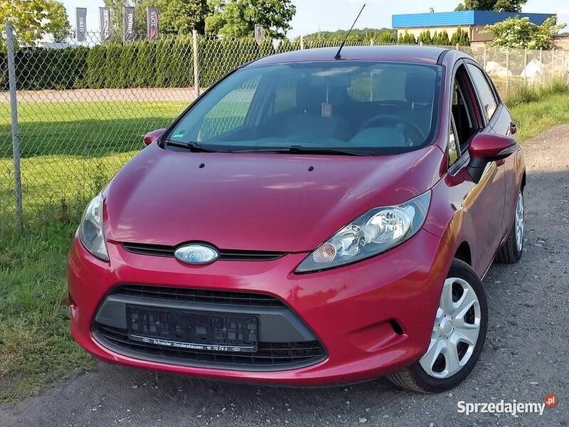 Wiśniowy Używany 2008 Ford Fiesta Hatchback | 11 900 zł (Dość drogi) - Obraz 1/4