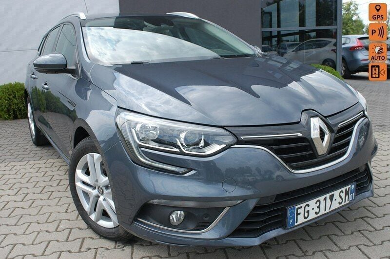 Szary (metalik) Używany 2019 Renault Mégane GrandTour Kombi | 26 300 zł - Obraz 1/4