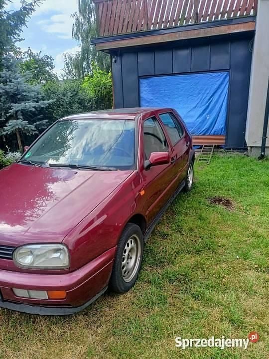 Bordowy Używany 1996 VW Golf III Hatchback | 6100 zł (Uczciwa cena) - Obraz 1/4