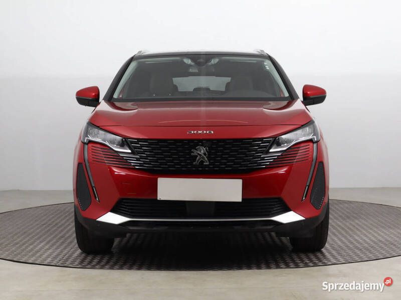 Bordowy Używany 2021 Peugeot 3008 SUV | 87 999 zł (Dość drogi) - Obraz 1/4